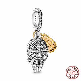 new 100% 925 sterling silver disney charm of ley 925 Chain Beaded Suitable For Ladies Original Pandora Bracelet DIY Jewelry ALODIA STORE