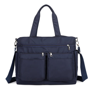 Men Canvas Shoulder Bag Multifunction Casual Travel Crossbody Bags Vintage Solid Zipper Men Messenger Top-handle Handbags ALODIA STORE