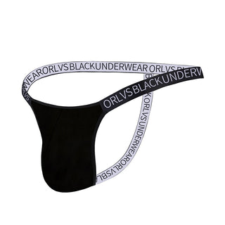 ORLVS Sissy Bikini Mens Jockstrap Men Thong Sexy Gay Man's Underwear Men's Thongs Modal Penis Pouch Low Waist G-strings Lingerie ALODIA STORE