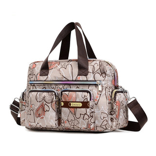 Ladies LargeCapacity Waterproof Tote Bag Flower ALODIA STORE