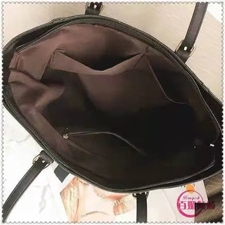 New Women's Handbags Simple Shoulder Bag Large Capacity Leather Fashion Korean Tote Bag Trendy Leisure Office Lady Bags ALODIA STORE