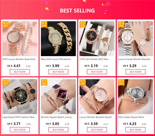Luxury Women Bracelet Quartz Watches For Women Magnetic Watch Ladies Sports Dress Pink Dial Wrist Watch Clock Relogio Feminino ALODIA STORE