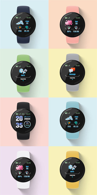 Twitch  Smart Watch Men Women Bluetooth Fitness Tracker Bracelet Sport Heart Rate Blood Pressure Kids Smartwatch for IOS Android ALODIA STORE