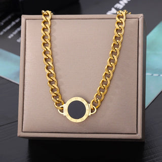 Stainless Steel Geometry Star Moon Butterfly Pendant Multilayer Chain Choker Necklace For Women Wedding Accessories Dropshipping ALODIA STORE