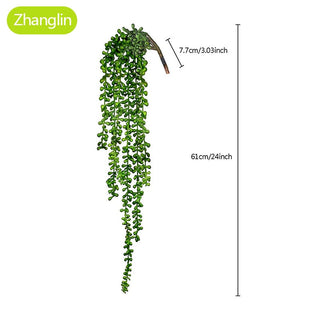 Artificial Plants Home Decoration Succulent Ivy Greening Wall Hanging Window Garden Festive Party Decoration Fake Flower Plants ALODIA STORE