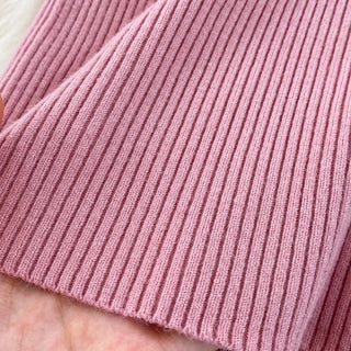 Elegant Turtleneck Long Sleeve Knit Bodycon Pencil Dress Slim Basic Fashion Sweater Vestido Sexy Women Autumn Winter Clothing ALODIA STORE