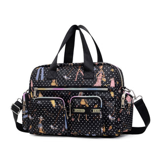 Ladies LargeCapacity Waterproof Tote Bag Flower ALODIA STORE