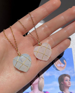 Trend Natural Stone Hexagon Crystal Rose Quartz Opal Star Pendant Necklace for Women Fluorite Lapis Bullet Pendulum Jewelry Gift ALODIA STORE