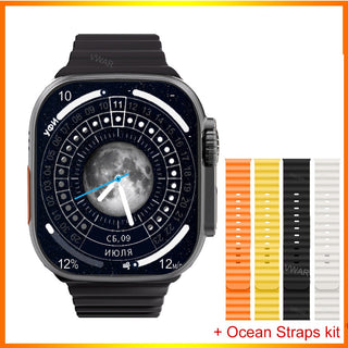 2022 VWAR ZD8 Ultra MAX Smart Watch Series 8 Titanium Alloy 1:1 49mm Case Bluetooth Call NFC ECG IP68 Waterproof Smartwatch Men ALODIA STORE