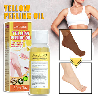 Exfoliation Yellow Peeling Oil Foot Leg Remove Dead Skin Deep Cleansing Remove Dark Whitening Body Skin Care ALODIA STORE