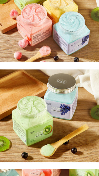 Fruity Body Scrub Back Foot Hand Body Exfoliating Moisturizer Deep Cleansing Moisturizing Dead Skin Removal Skin Care Exfoliator ALODIA STORE