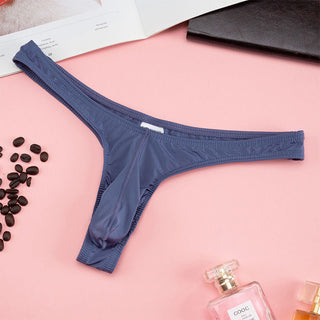New hot Sex Men Silky Penis Mix-Colors Bikini Pouch Panties Underwear Sissy Mens G Strings Thongs Sexy Gays Men Underwear ALODIA STORE