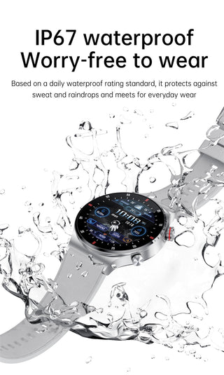 LIGE ECG+PPG Bluetooth Call Smart Watch Men 2022 Sports Bracelet NFC Waterproof Custom Watch Face Men SmartWatch For IOS Android ALODIA STORE