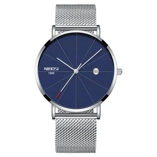 NIBOSI Ultra Thin Fashion Men Watch Top Luxury Brand Business Quartz Watches Waterproof Sports Watch Men Clock Relogio Masculino ALODIA STORE