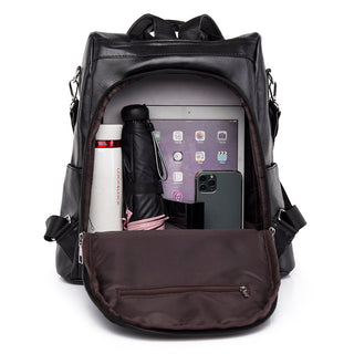 Fashion Anti-theft Women Backpacks Famous Brand High leather ALODIA STORE