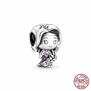 new 100% 925 sterling silver disney charm of ley 925 Chain Beaded Suitable For Ladies Original Pandora Bracelet DIY Jewelry ALODIA STORE