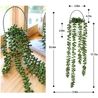 Artificial Vine Plants Hanging Ivy Green Leaves Garden Decoration Garland Grape Without Pot Fake Greenery Plant Home Accessories ALODIA STORE