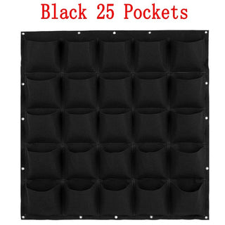 NEW Wall Hanging Pockets Planting Bags Flower Pot Waterproof Grow Bag Garden Planter Vertical Suculentas Plant Pot Home Decor ALODIA STORE