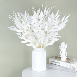 Silk Artificial Willow Bouquet Fake Green Leaves for Wedding Home Garden Vase Decoration Jungle Party DIY Plants Wreath ALODIA STORE