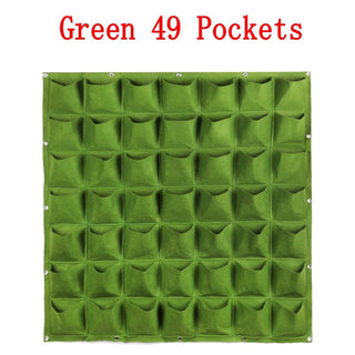 NEW Wall Hanging Pockets Planting Bags Flower Pot Waterproof Grow Bag Garden Planter Vertical Suculentas Plant Pot Home Decor ALODIA STORE