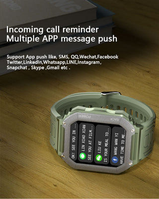 SENBONO 2022 New Smart Watch Men Big Battery Music Play Fitness Tracker Bluetooth Dial Call Sport Smartwatch Men for IOS Android ALODIA STORE