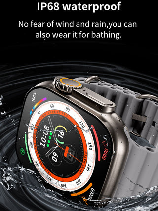 2022 VWAR ZD8 Ultra MAX Smart Watch Series 8 Titanium Alloy 1:1 49mm Case Bluetooth Call NFC ECG IP68 Waterproof Smartwatch Men ALODIA STORE