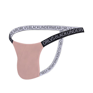 ORLVS Sissy Bikini Mens Jockstrap Men Thong Sexy Gay Man's Underwear Men's Thongs Modal Penis Pouch Low Waist G-strings Lingerie ALODIA STORE
