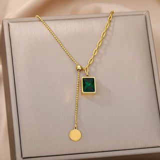Stainless Steel Geometry Star Moon Butterfly Pendant Multilayer Chain Choker Necklace For Women Wedding Accessories Dropshipping ALODIA STORE