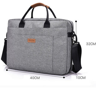 Men Canvas Business Briefcase Office Travel Messenger Large Tote Women's Computer Work Bag Business Trip File Package Laptop Bag ALODIA STORE