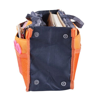 Nylon Cosmetic Bags For Women Tote Insert Double Zipper Makeup ALODIA STORE