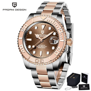 PAGANI Design Men Automatic Watch Sapphire Luxury Mechanical Wristwatch Stainless Steel Waterproof Watch Men relogio masculino ALODIA STORE