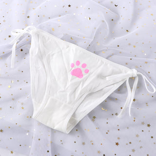Sexy Bandage Lolita Panties Low Waist Lingerie Cute Claw Women's Briefs Low Waist Animation Underwear ALODIA STORE