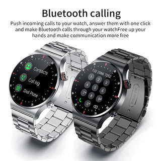 LIGE ECG+PPG Bluetooth Call Smart Watch Men 2022 Sports Bracelet NFC Waterproof Custom Watch Face Men SmartWatch For IOS Android ALODIA STORE
