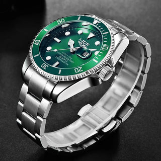 2022 Top Brand Luxury Fashion Diver Watch Men 30ATM Waterproof Date Clock Sport Watches Mens Quartz Wristwatch Relogio Masculino ALODIA STORE