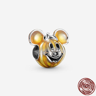 new 100% 925 sterling silver disney charm of ley 925 Chain Beaded Suitable For Ladies Original Pandora Bracelet DIY Jewelry ALODIA STORE