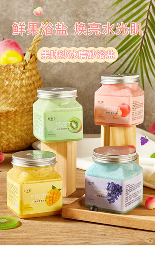 Fruity Body Scrub Back Foot Hand Body Exfoliating Moisturizer Deep Cleansing Moisturizing Dead Skin Removal Skin Care Exfoliator ALODIA STORE
