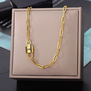 Stainless Steel Geometry Star Moon Butterfly Pendant Multilayer Chain Choker Necklace For Women Wedding Accessories Dropshipping ALODIA STORE