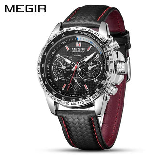 MEGIR Mens Watches Top Brand Luxury Quartz Watch Men Fashion Luminous Army Waterproof Men Wrist Watch  Relogio Masculino 1010G ALODIA STORE