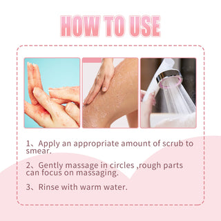 Peach Body Scrub Body Face Deep Cleaning Whitening Repair Pores Moisturizing Body Brightening Honey Exfoliating Scrub Cream 100g ALODIA STORE