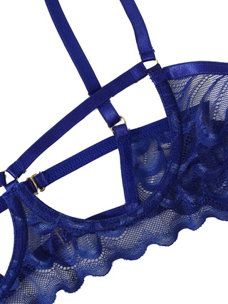 Ellolace Lingerie Set Sexy Hollow Out Lingerie Underwear Set Women's Push Up Bra Erotic Lingerie Sex Underwear For Women ALODIA STORE