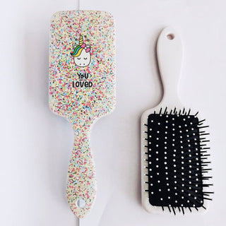 Hair Comb Detangling Hair Brush Air Bag Hairbrush Salon Hairdressing Straight Curly Hair Comb Women Paddle Detangler Hair Brush ALODIA STORE