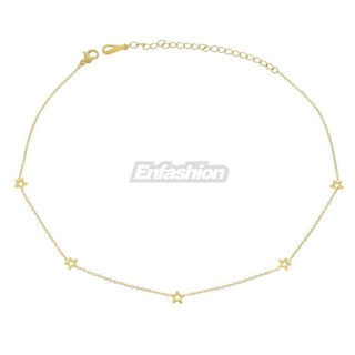 Enfashion Geometric Triangle Circle Star Choker Necklace Gold color Necklaces Pendants Stainless Steel Necklace Women chocker ALODIA STORE