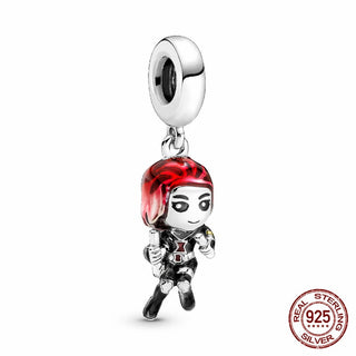 new 100% 925 sterling silver disney charm of ley 925 Chain Beaded Suitable For Ladies Original Pandora Bracelet DIY Jewelry ALODIA STORE