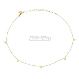 Enfashion Geometric Triangle Circle Star Choker Necklace Gold color Necklaces Pendants Stainless Steel Necklace Women chocker ALODIA STORE