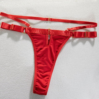 MIRABELLE Padded Lingerie For Women Sexy porn Underwear Women Body Fine Bra and Panty Set Luxury Garter With Chain Bilizna Set ALODIA STORE