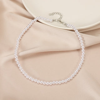 Trendy Love Pearl Necklace Female Personality Travel Party Fashion Clavicle Necklace Accessories collar perlas collar ALODIA STORE