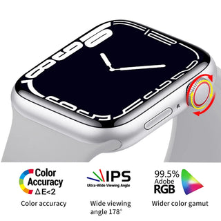 Original SmartWatch I7 Pro Max Series 7 Phone Call Custom Watch Face Sport Waterproof Man Women Wireless Charging Smart Watch ALODIA STORE