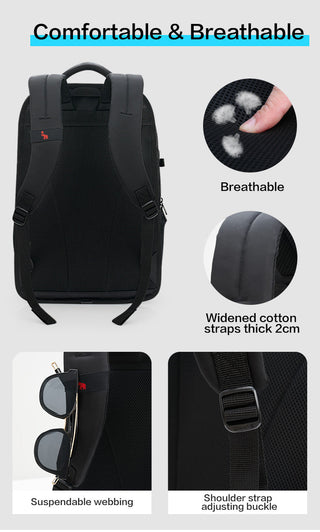 OIWAS Casual Business Laptop Backpack Men's Bagpack Multifunction Waterproof Large Capacity Portable Bag For Traveling Outdoor ALODIA STORE