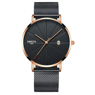 NIBOSI Ultra Thin Fashion Men Watch Top Luxury Brand Business Quartz Watches Waterproof Sports Watch Men Clock Relogio Masculino ALODIA STORE