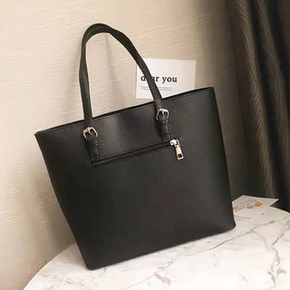 New Women's Handbags Simple Shoulder Bag Large Capacity Leather Fashion Korean Tote Bag Trendy Leisure Office Lady Bags ALODIA STORE